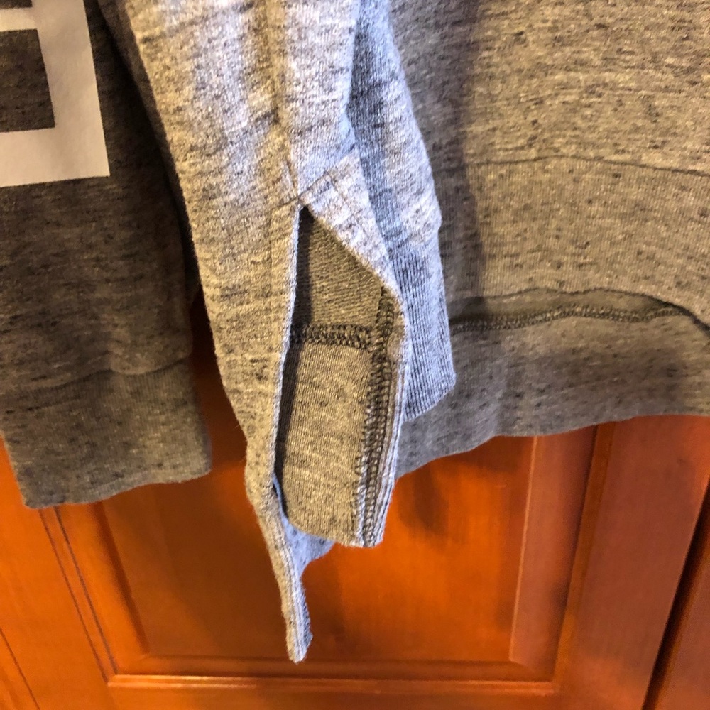 PINK Victoria’s Secret Gray 1/4 Zip Pullover Size Large - Picture 7 of 7